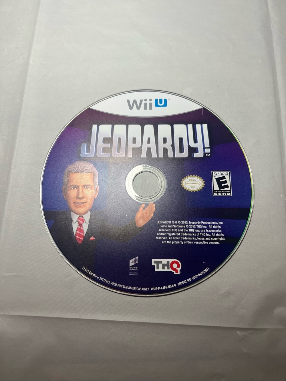 Jeopardy! (Nintendo Wii U) (Untested) (Disc Only)